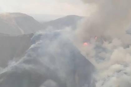 Más de 1.500 hectáreas se quemaron por incendios forestales en Cochabamba