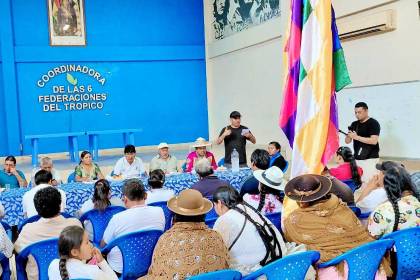 Evo Pueblo convoca a congreso nacional y busca garantizar su participación en futuros procesos electorales