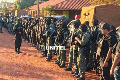 Grupos de élite policial realizan rastrillaje en San Matías a casi una semana del inicio de la última ola de crímenes