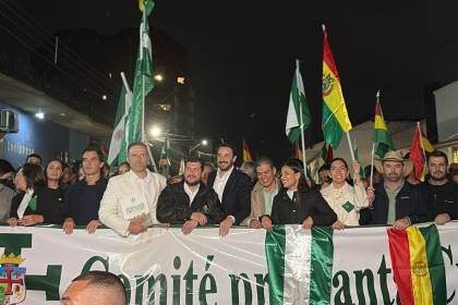 Arrancan marchas en Santa Cruz, Cochabamba y Beni exigiendo respeto a la democracia y que se pacifique el país