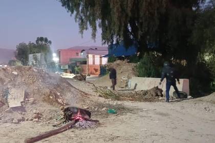 Se cumple una semana del bloqueo en Colcapirhua por conflicto de la basura de Cochabamba