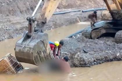 Hallan los cuerpos sin vida de los dos mineros que cayeron en una poza