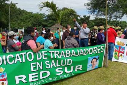 No hay atención en hospitales cruceños y trabajadores advierten con suspender atención la próxima semana