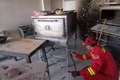 Siete heridos tras una explosión por fuga de gas en un instituto de repostería