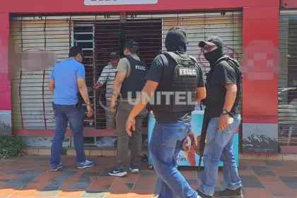 Realizan operativo policial tras la denuncia de atraco de una fuerte suma de dinero