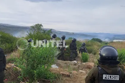 Gasifican a bloqueadores que desde hace 12 días impiden el ingreso al botadero en Colcapirhua