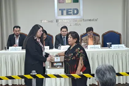 Subnacionales: Así quedó sorteada la papeleta para la elección de gobernador de Cochabamba