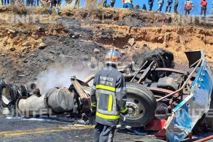 “Se escuchaba gritar ‘auxilio’”, el crudo relato de los testigos del fatal accidente en la ruta nueva Cochabamba-Santa Cruz