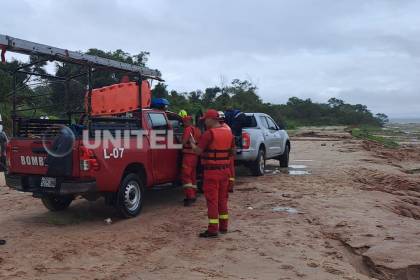 Hallan un cuerpo sin vida en el río Piraí y familiares de hombre desaparecido aseguran que es la persona que buscaban