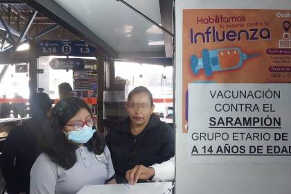 Sarampión: Viajeros se quejan por horarios de atención para la vacunación en terminal de buses