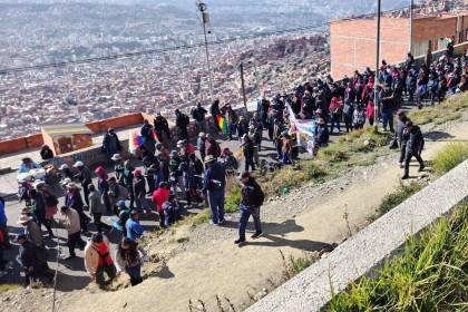 Viceministro sobre marcha afín a Evo: “Si comete delitos, vamos a tener que tomar las acciones que nos ampara la ley”