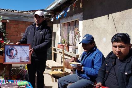 Dan el último adiós a trabajador que perdió la vida en un trágico accidente laboral en El Alto