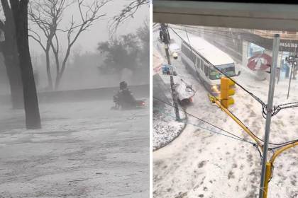 Estos son los impresionantes videos que deja el granizo en Tarija