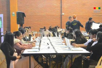 Elecciones: Chuquisaca es el cuarto departamento que concluye cómputo de actas