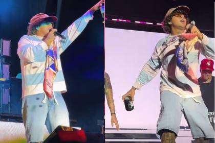 Videos: Beele mostró una bandera boliviana y con su música enamoró a sus fans en Santa Cruz