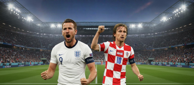 ¡Partidazo! Inglaterra vs Croacia se enfrentan este miércoles y lo verás por UNITEL