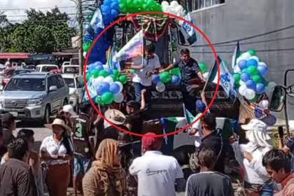 Evo Morales reaparece en acto de proclamación de candidatos de ‘Evo Pueblo’ en Chimoré