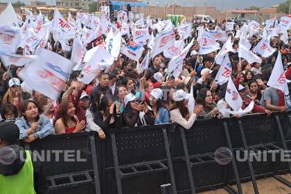 Alianza Libre cierra campaña en Cochabamba con una concentración en la zona sur
