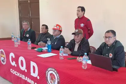 Ampliado de la COD de Cochabamba plantea “sugerir” a la COB un cuarto intermedio humanitario para ir a diálogo