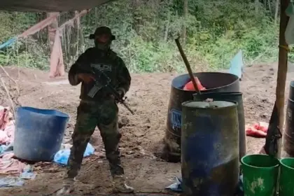 Fuerza antidrogas destruye 18 fábricas de cocaína en el trópico de Cochabamba