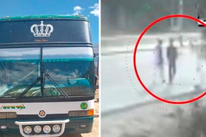 Capturan a chofer de bus que atropelló a dos adolescentes en la carretera antigua Cochabamba - Santa Cruz