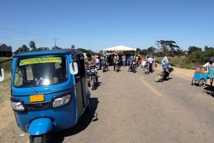 Movilizados en San Julián descartan suspensión del bloqueo; decenas de camiones están parados en la ruta