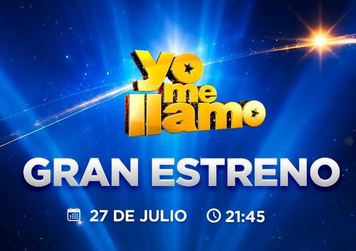 El escenario está listo: Yo Me Llamo el sueño sigue vivo,  Gran estreno este lunes 27 de julio