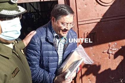 Rechazan cesación de la detención preventiva y Luis Arce seguirá en la cárcel; juez autoriza atención médica