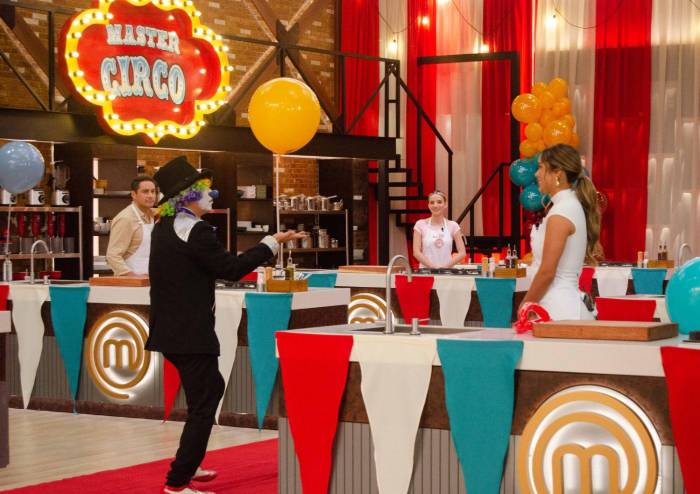 Noche con temática de circo en MasterChef