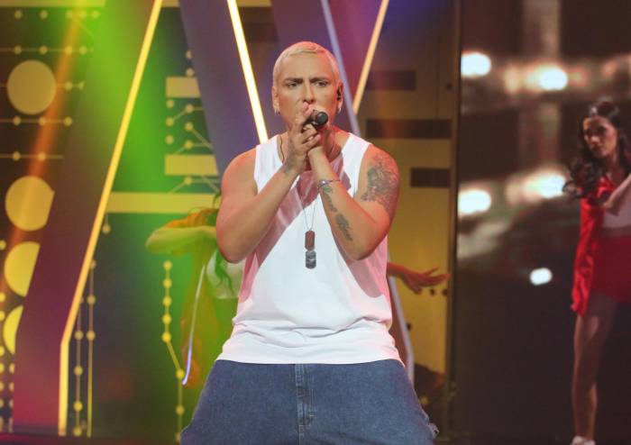 “La relación odio-apoyo” que Eminem valoró con el jurado en su última gala
