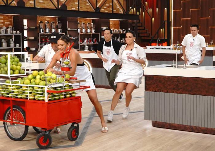 El mini reto que puso a prueba la fuerza y energía de los cocineros para obtener un beneficio 