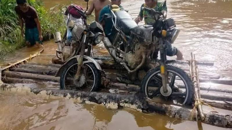 La comunidad Chacal está bajo el agua