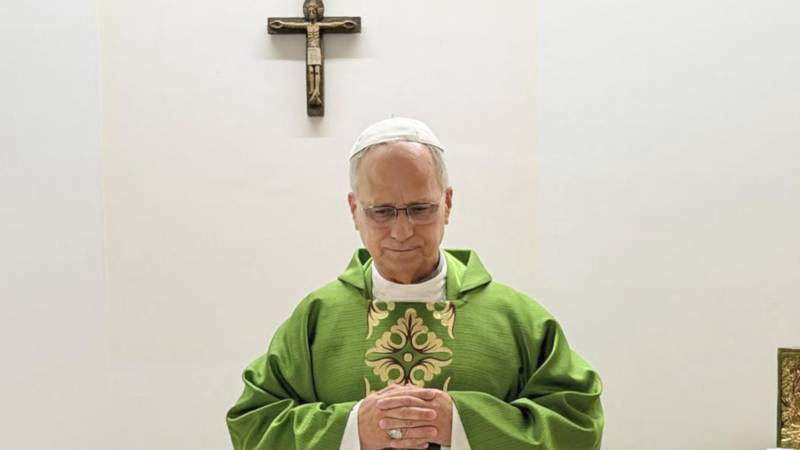 La fotografía fue compartida este viernes por el Vaticano
