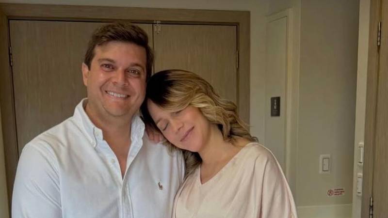 Los padres horas previas al nacimiento. 