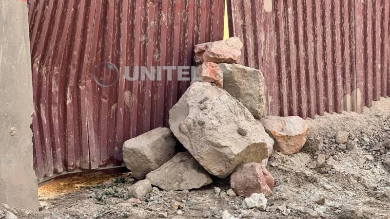 El material daño una vivienda en Bajo Llojeta. 