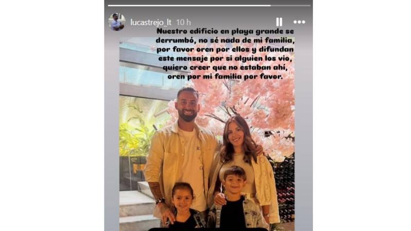 Lucas Trejo busca a su familia tras terremotos en Venezuela 