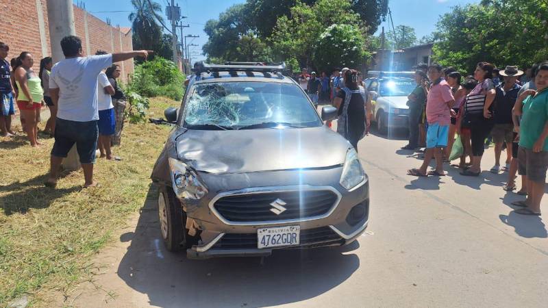 Así quedó el motorizado que protagonizó el incidente con muerte