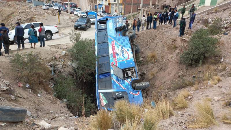 Accidente de tránsito en Potosí. 