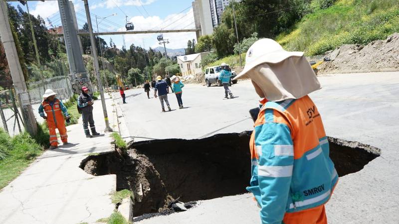 El sifonamiento en la avenida del Poeta