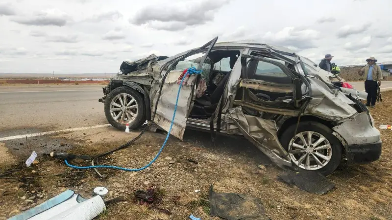 El motorizado terminó destruido 