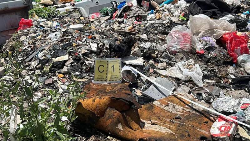 El lugar donde encontraron los restos de Candela
