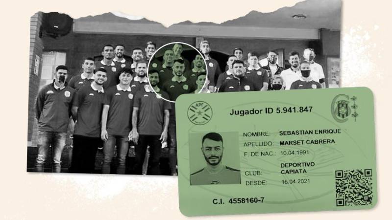 El carnet de Marset como miembro de CDapua