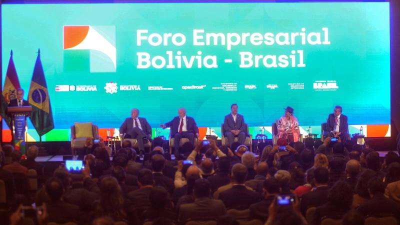 Las autoridades de ambos países participaron también del foro empresarial 