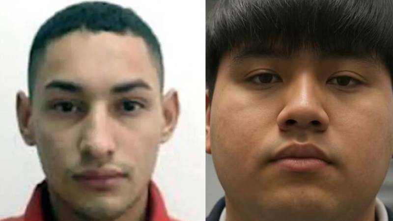 Matías Agustín Ozorio y Tony Janzen Valverde Victoriano.