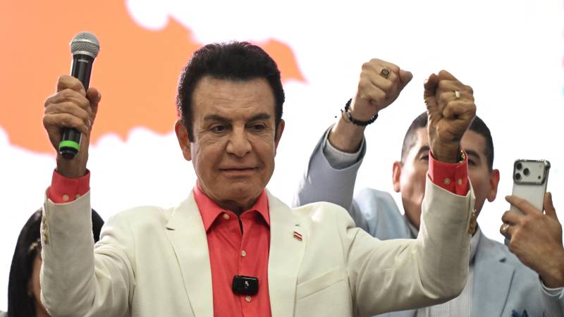 Salvador Nasralla, candidato en Honduras