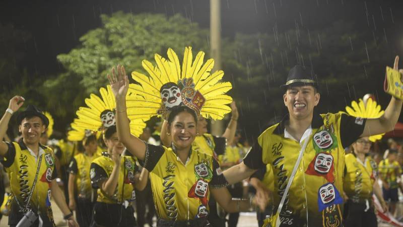 El Corso Cruceño se realiza en el Cambódromo