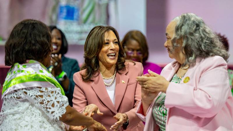 La vicepresidenta de Estados Unidos, Kamala Harris.