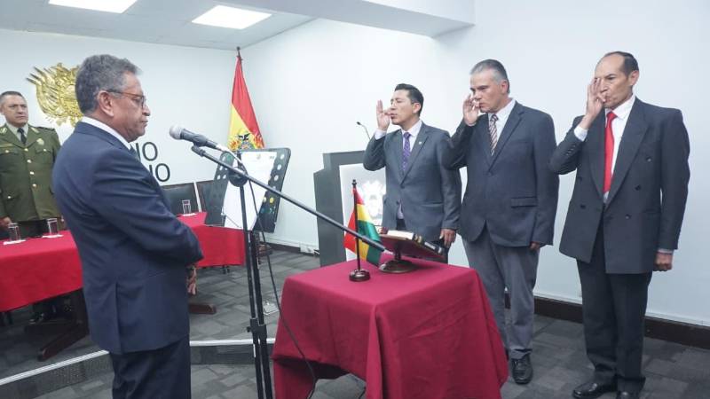 Este martes fueron posesionados los viceministros de Régimen Interior, de Defensa Social y Sustancias Controladas y de Seguridad Ciudadana