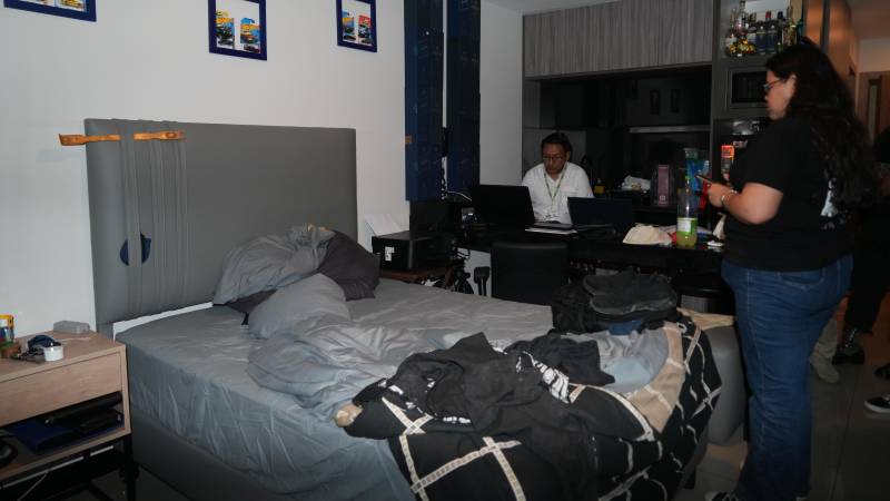 La Policía y Fiscalía buscan indicios en el lugar donde fue capturado Marcelo Arce