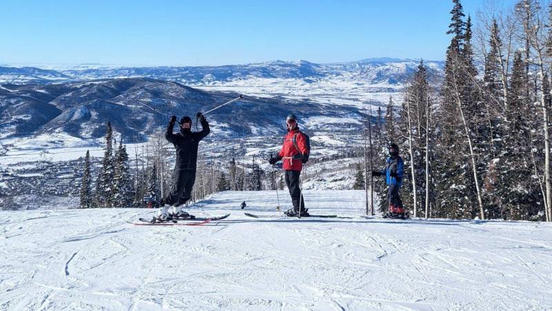 Así luce Steamboat Springs, Colorado en invierno 